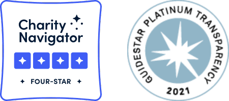 Charity Navigator Four-Star | GuideStar Platinum Transparency 2021